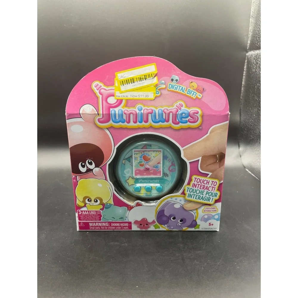 Punirunes Digital Pet Interactive Toy Spin Master Teal Electronic Virtual Pet